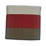 Boston Cream & red Striped Quilted Bed runner