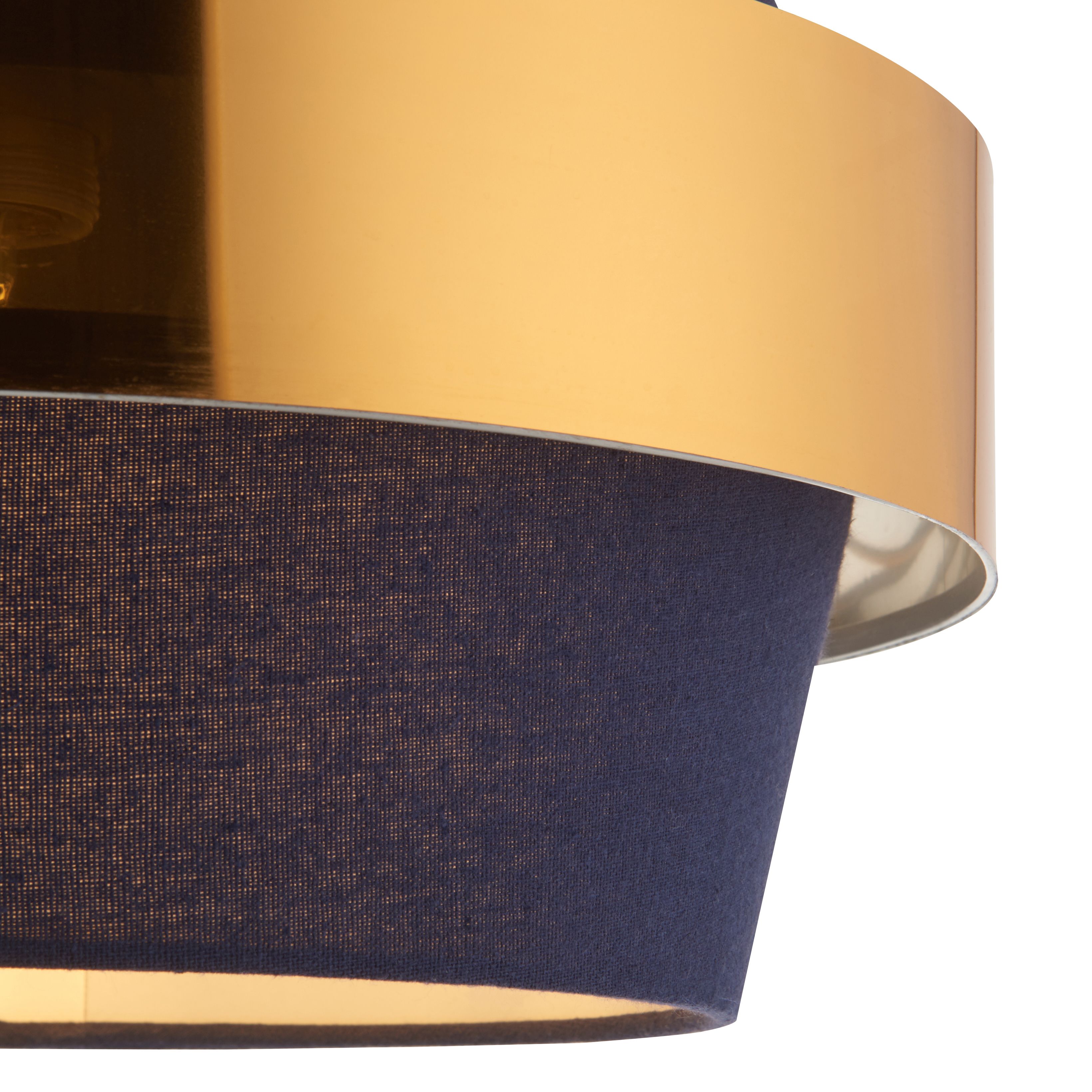 Navy and deals gold light shade