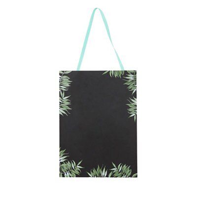 Botanical leaf Chalkboard (W)9mm (H)255mm