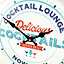 Bottletop Retro Cocktail lounge slogan Multicolour Clock