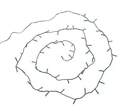 Bouff Mains-powered Blue 50 Outdoor String lights