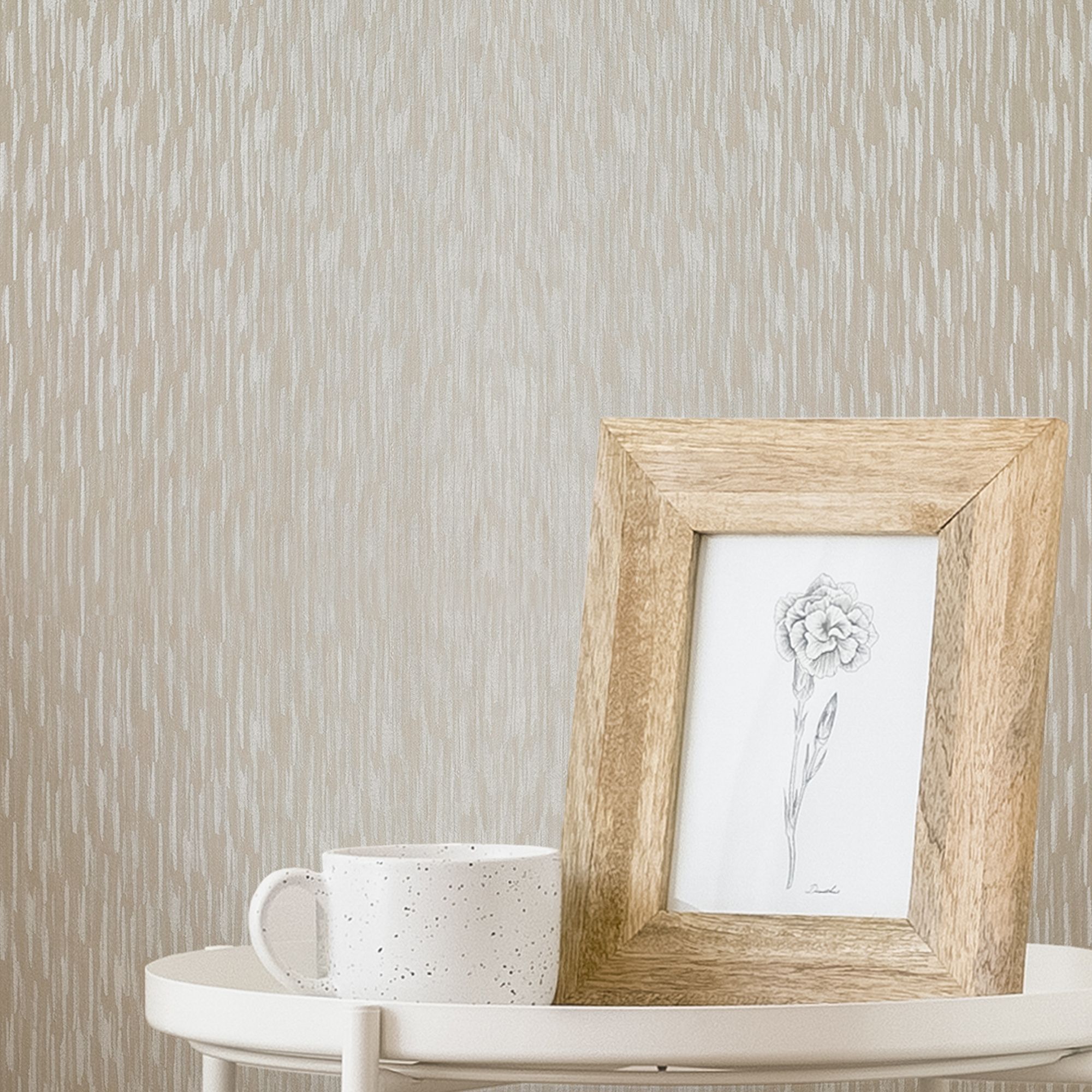 Boughton Cream Textured Wallpaper