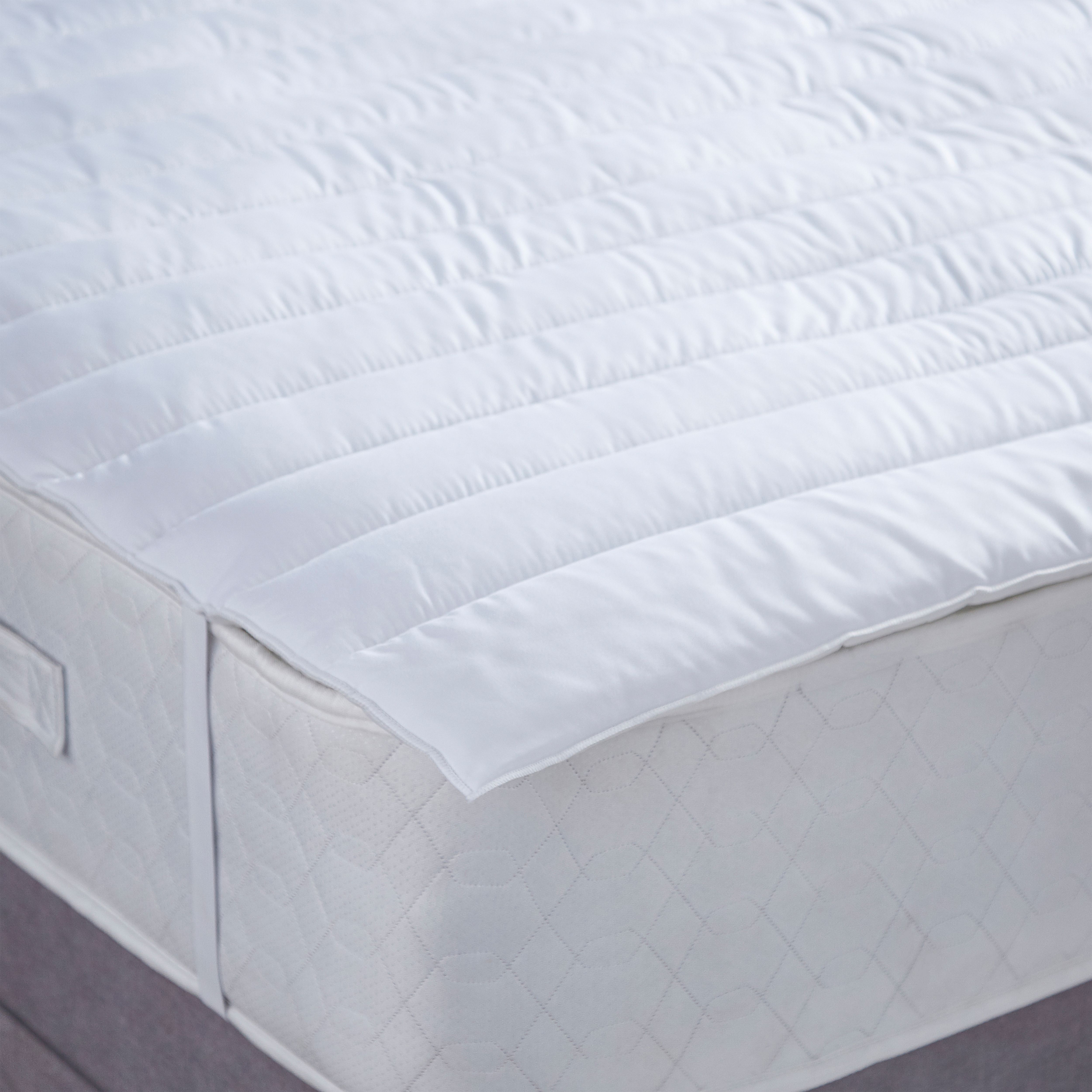 Bounceback White Double Mattress topper