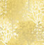 Boutique Arbre Yellow Mica effect Tree Smooth Wallpaper Sample
