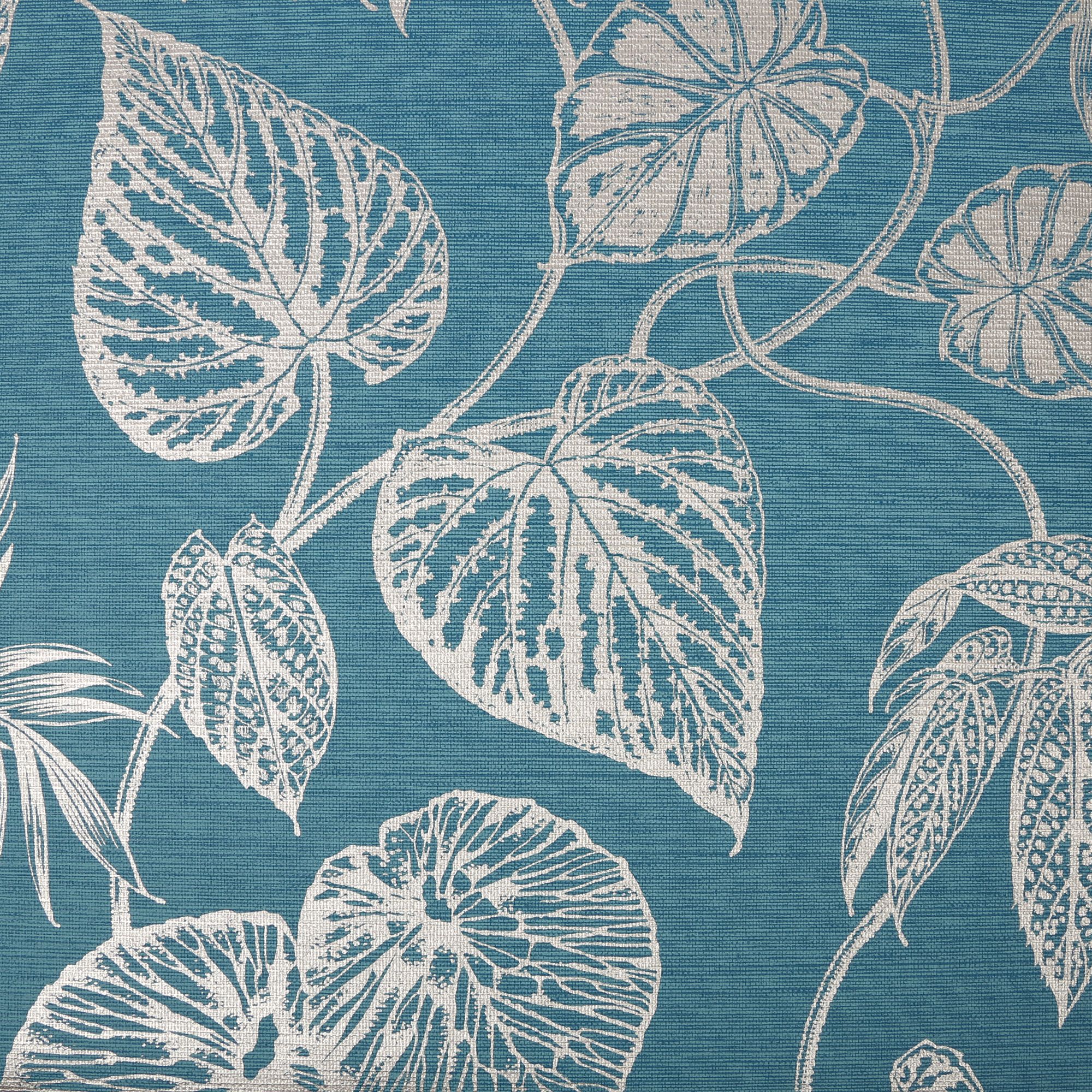 Boutique Betel Teal Metallic effect Textured Wallpaper