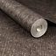 Boutique Chocolate & copper Cashmere Metallic effect Embossed Wallpaper