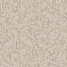 Boutique Cream Cashmere Gold effect Embossed Wallpaper