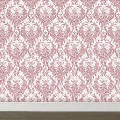 Boutique Duchess Cream & red Glitter effect Wallpaper