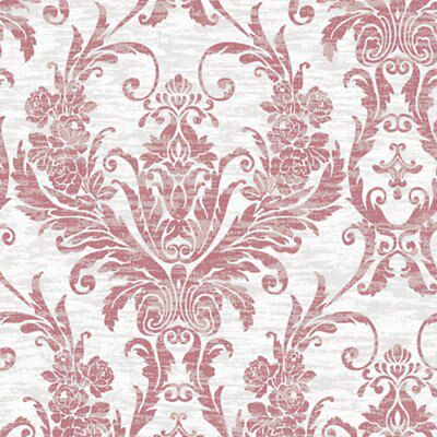 Boutique Duchess Cream & red Glitter effect Wallpaper