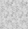 Boutique Grey Honeycomb Metallic effect Smooth Wallpaper