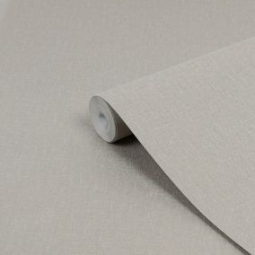 Boutique Linen Shimmer Natural Shimmer effect Textured Wallpaper