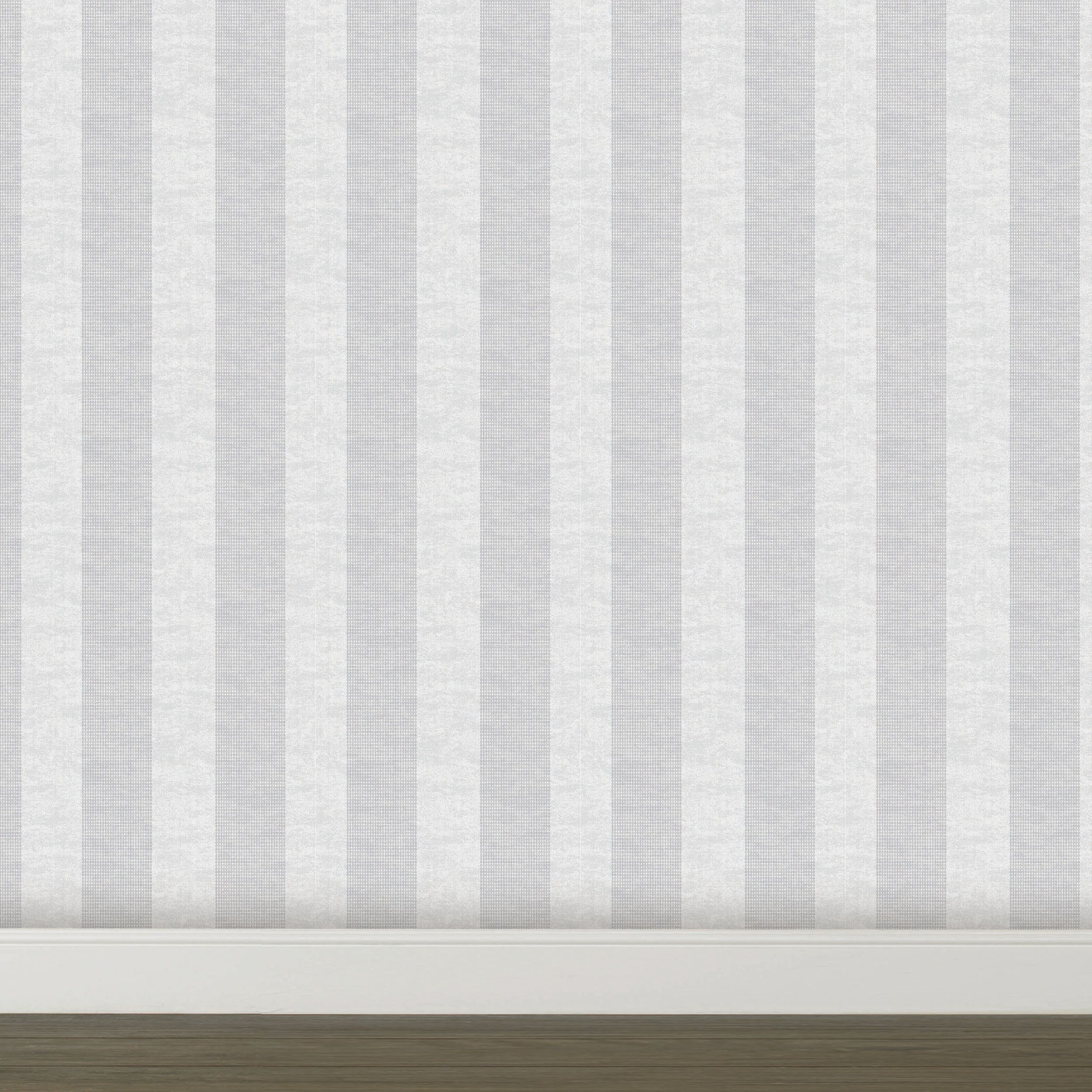 Boutique Lucinda Grey Striped Metallic effect Smooth Wallpaper
