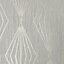 Boutique Marquise Geometric Silver glitter effect Textured Wallpaper Sample