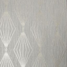 Boutique Marquise Geometric Silver glitter effect Textured Wallpaper