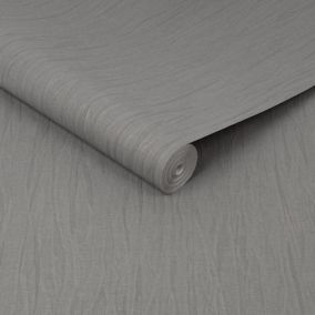 Boutique Marquise Grey Textured Wallpaper Sample