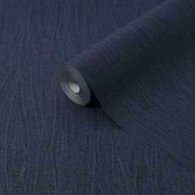 Boutique Marquise plain Sapphire Smooth Wallpaper Sample
