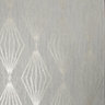 Boutique Marquise Silver glitter effect Geometric Textured Wallpaper