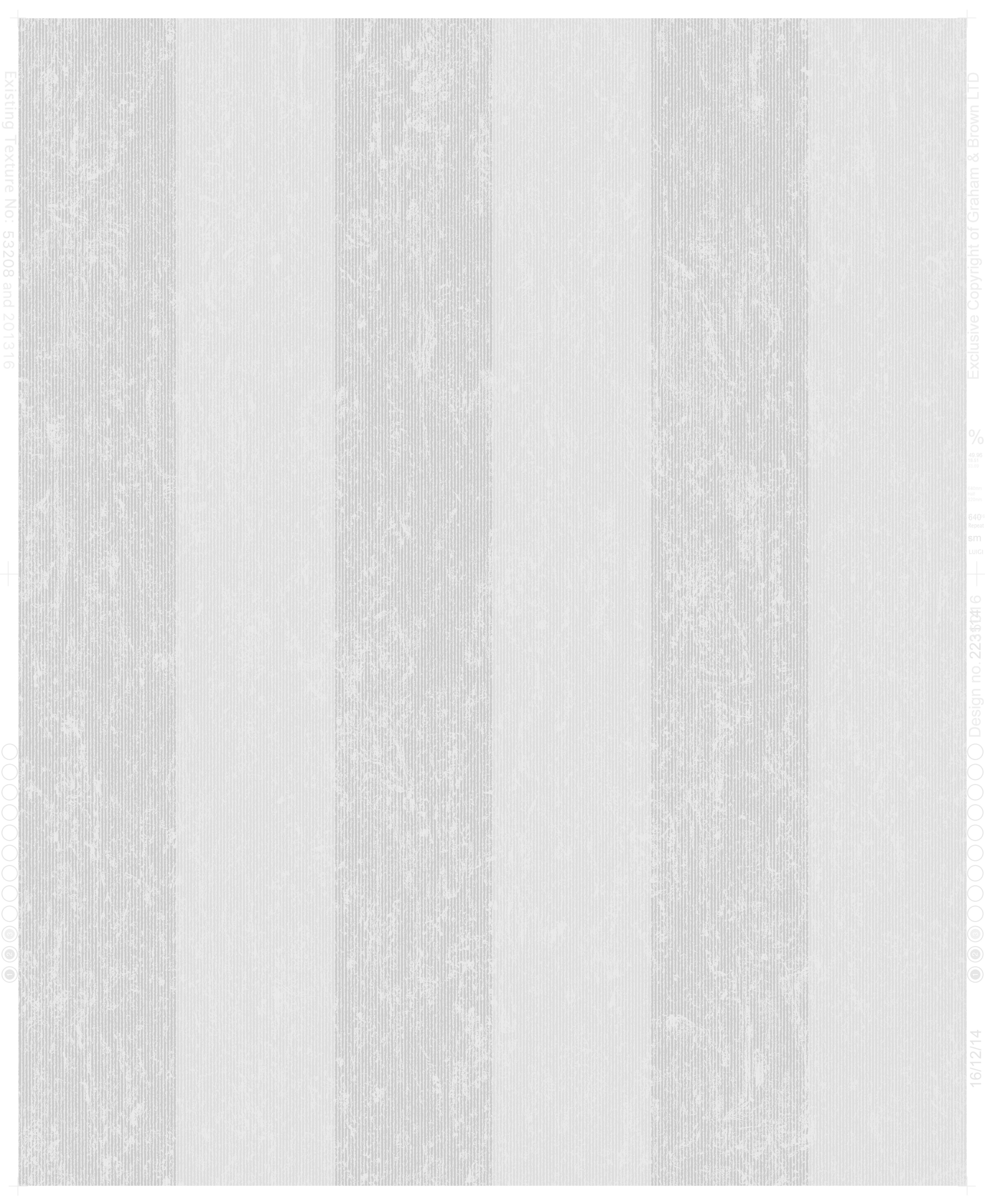 Boutique Mercury Grey Metallic effect Striped Embossed Wallpaper Sample