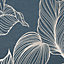 Boutique Royal palm Emerald Gold effect Leaves Smooth Wallpaper