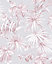Boutique Tropique Pink Leaf Metallic effect Smooth Wallpaper