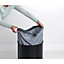 Brabantia Black Steel Laundry bin, 60L
