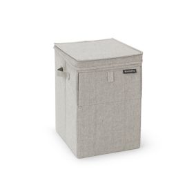 Brabantia Grey 35L Laundry box (H)44.5cm (W)32cm (D)37cm
