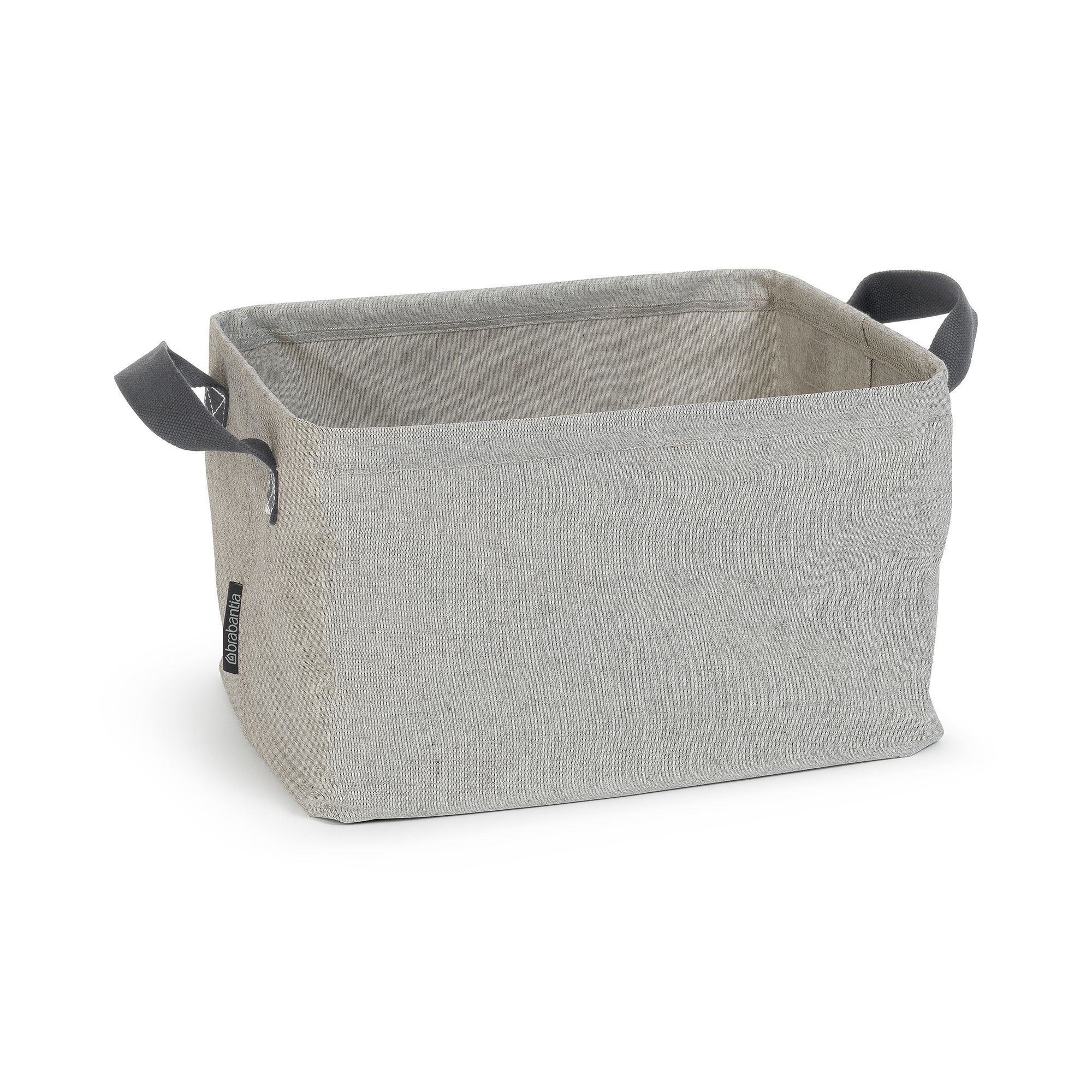 Brabantia Grey Fabric Medium Foldable Laundry basket, 35L