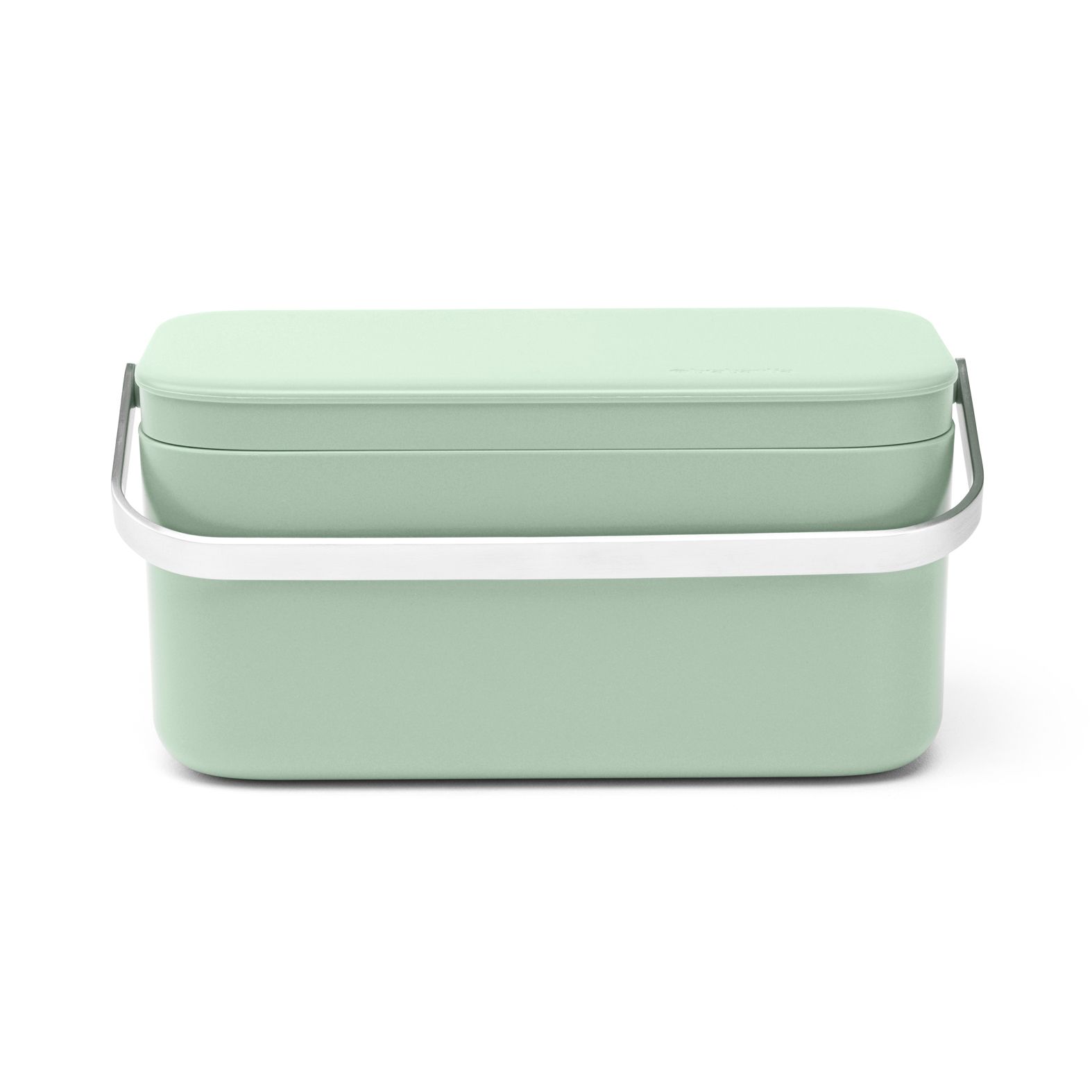 Brabantia Jade green Aluminium effect Compost caddy