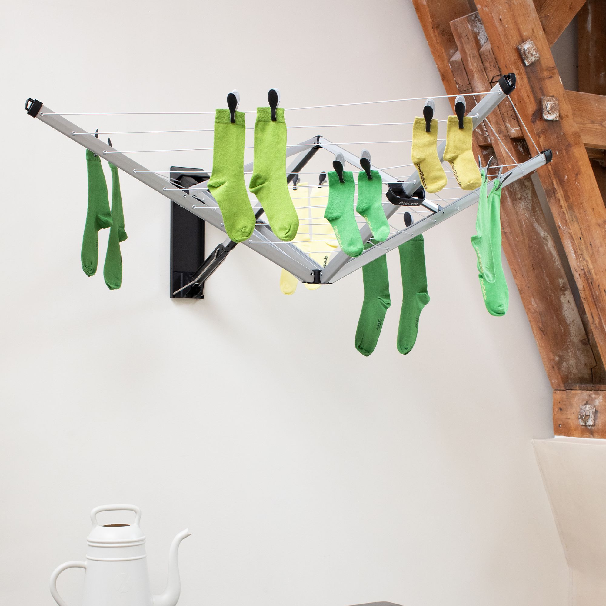 Wall mounted clothes airer brabantia hot sale