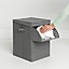 Brabantia Pepper black Fabric Laundry box, 35L