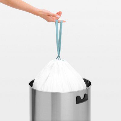 Brabantia Silver effect Metal Touch Bin - 60L