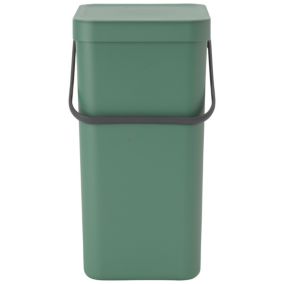 Brabantia Sort & Go Fir green Plastic Bin - 16L