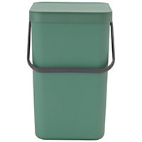 Brabantia Sort & Go Fir Green Plastic Recycling bin - 25L