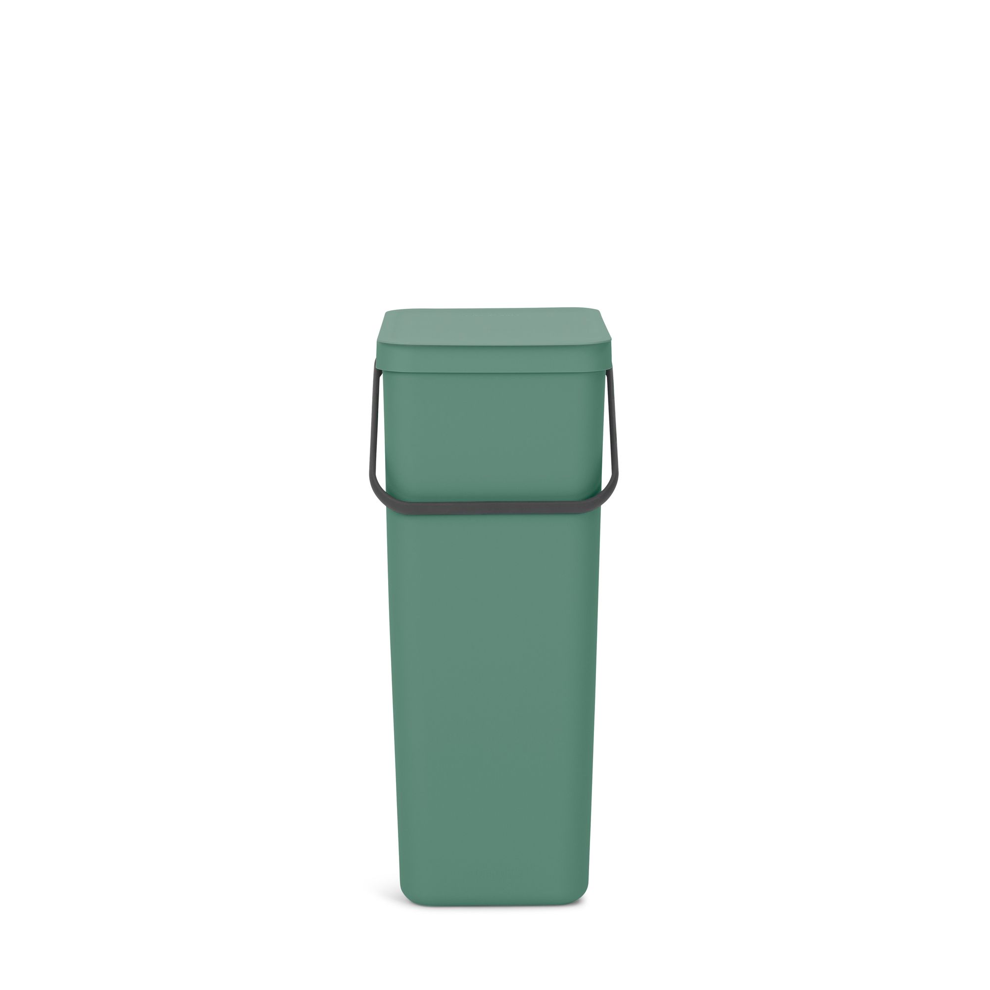 Brabantia Sort & Go Plastic Stackable Recycling Bin - Jade Green