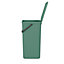 Brabantia Sort & Go Fir Green Plastic Recycling bin - 40L