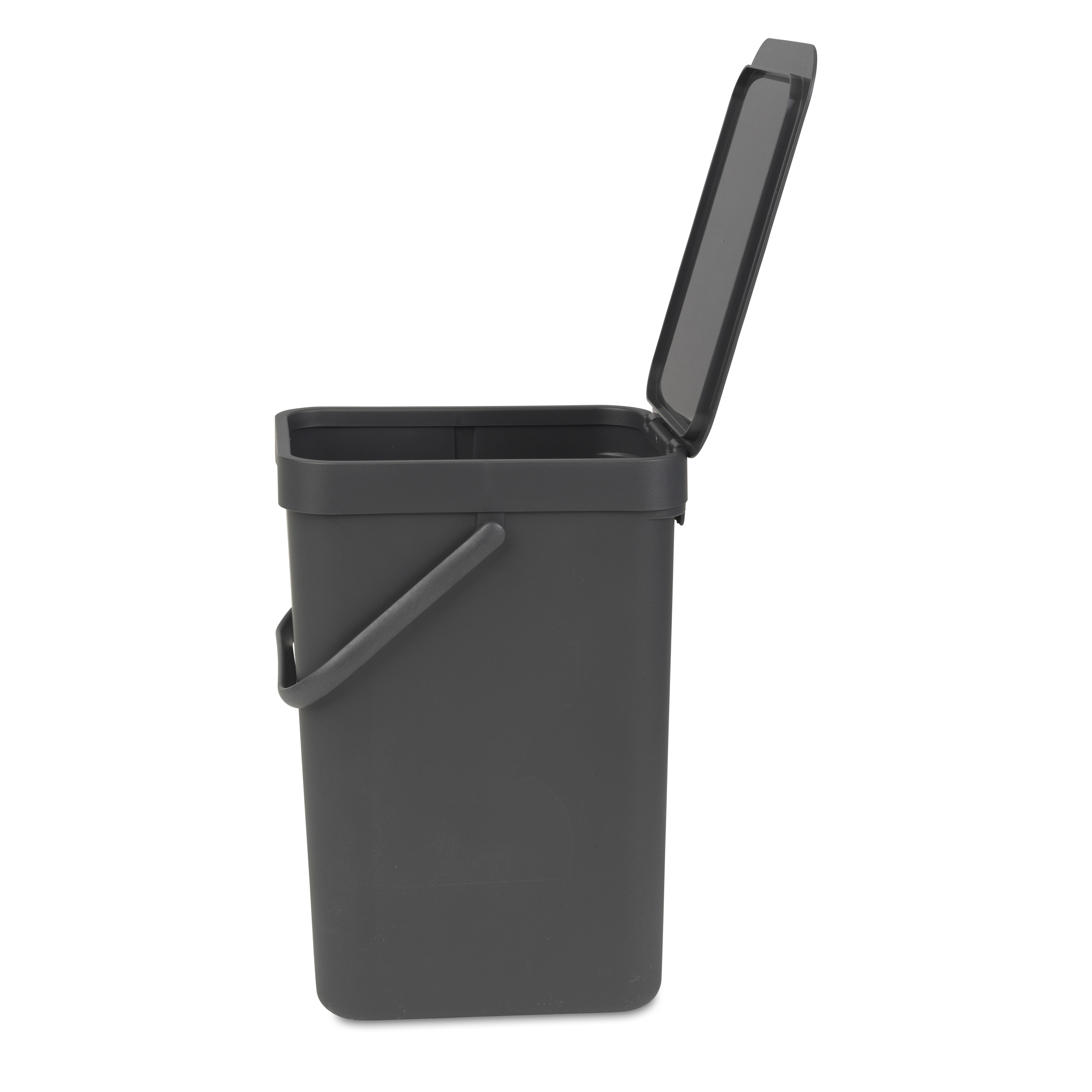 Brabantia Sort & Go Grey Plastic Bin - 12L