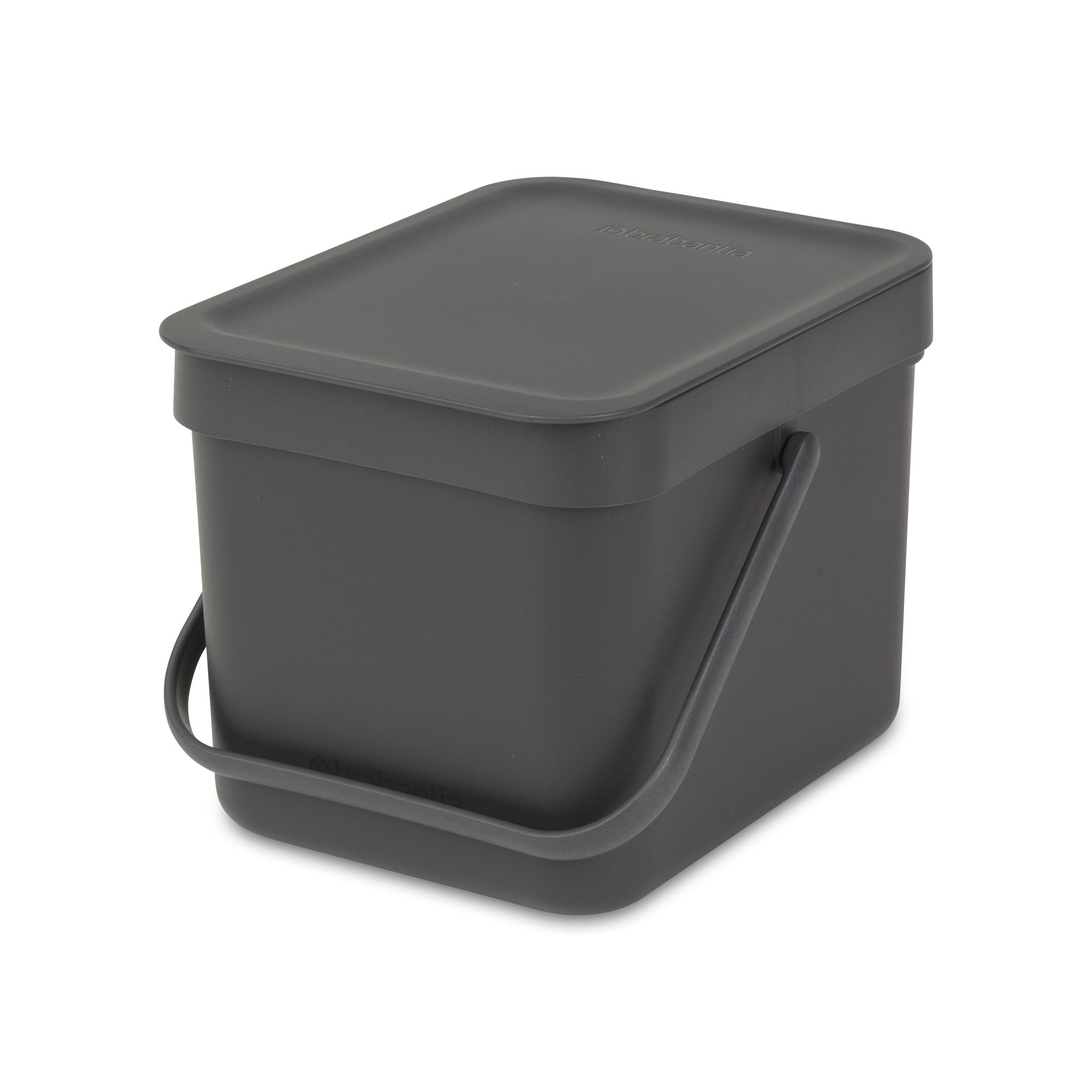 Brabantia Sort & go Grey Plastic Bin - 6L