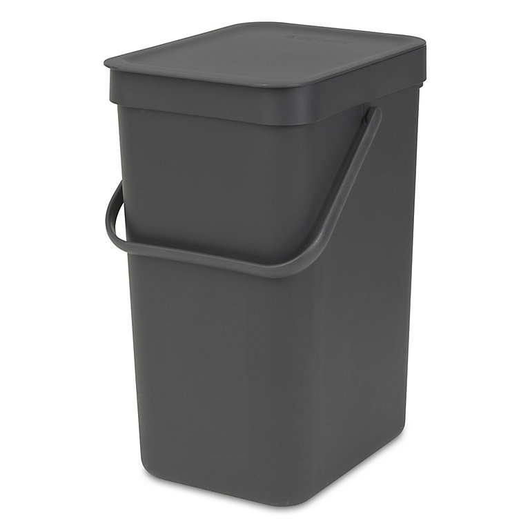 Brabantia Cabinet Door Trash Can Portable Hanging Trash Can Compost Container 