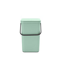 Brabantia Sort & Go Jade Green Plastic Recycling bin - 25L