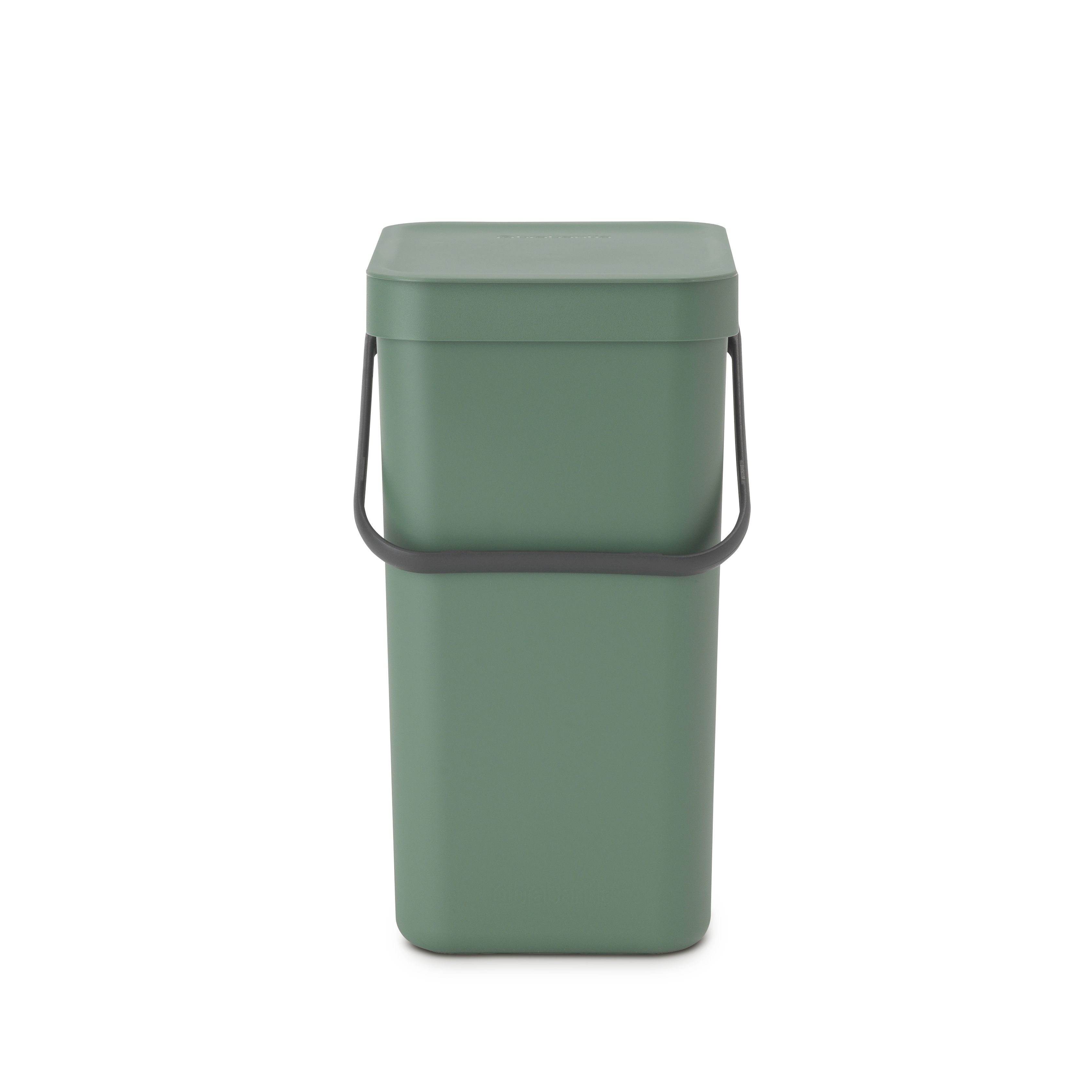 Brabantia Sort & Go Standard Fir green Plastic Bin - 12L Freestanding