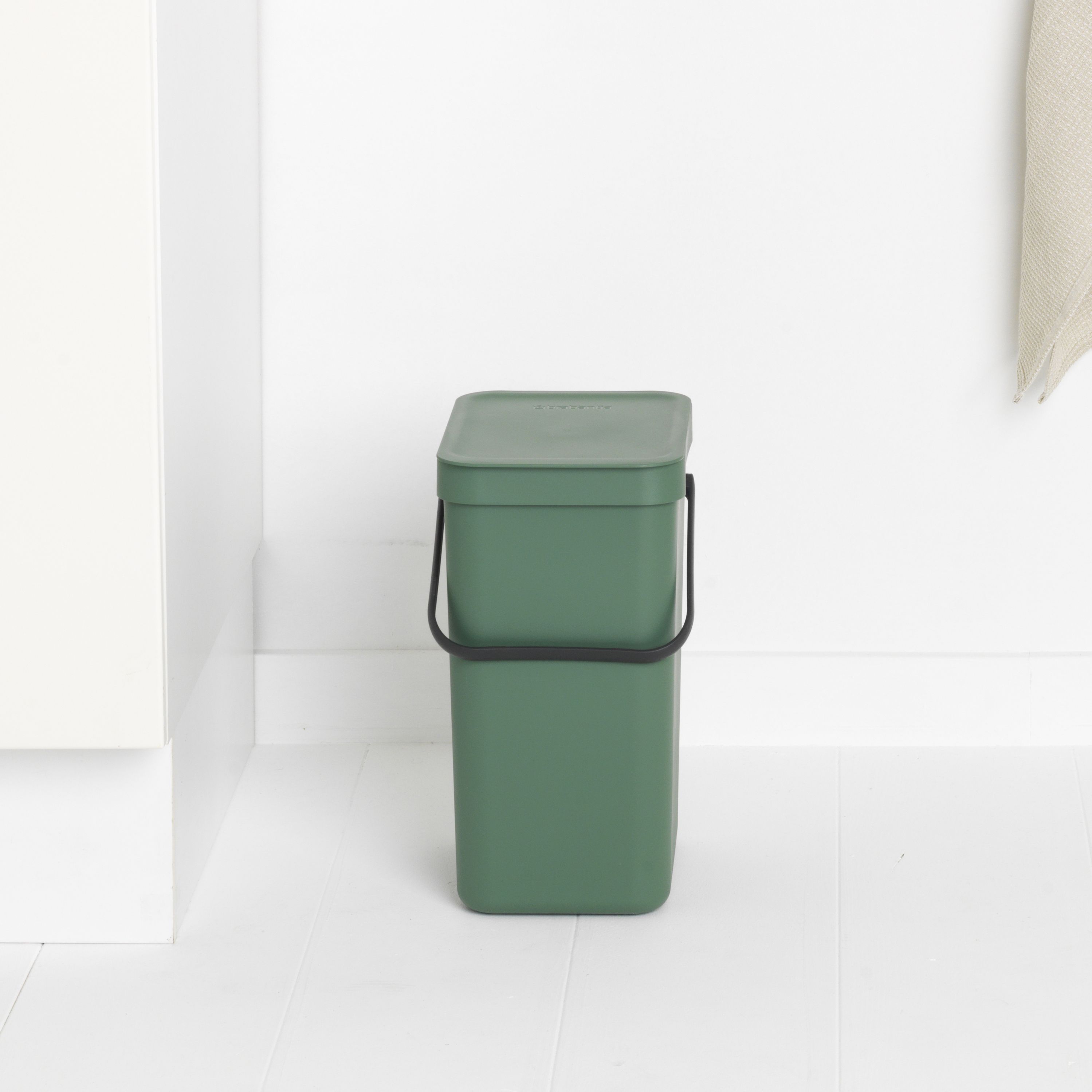 Brabantia Sort & Go Standard Fir green Plastic Bin - 12L Freestanding