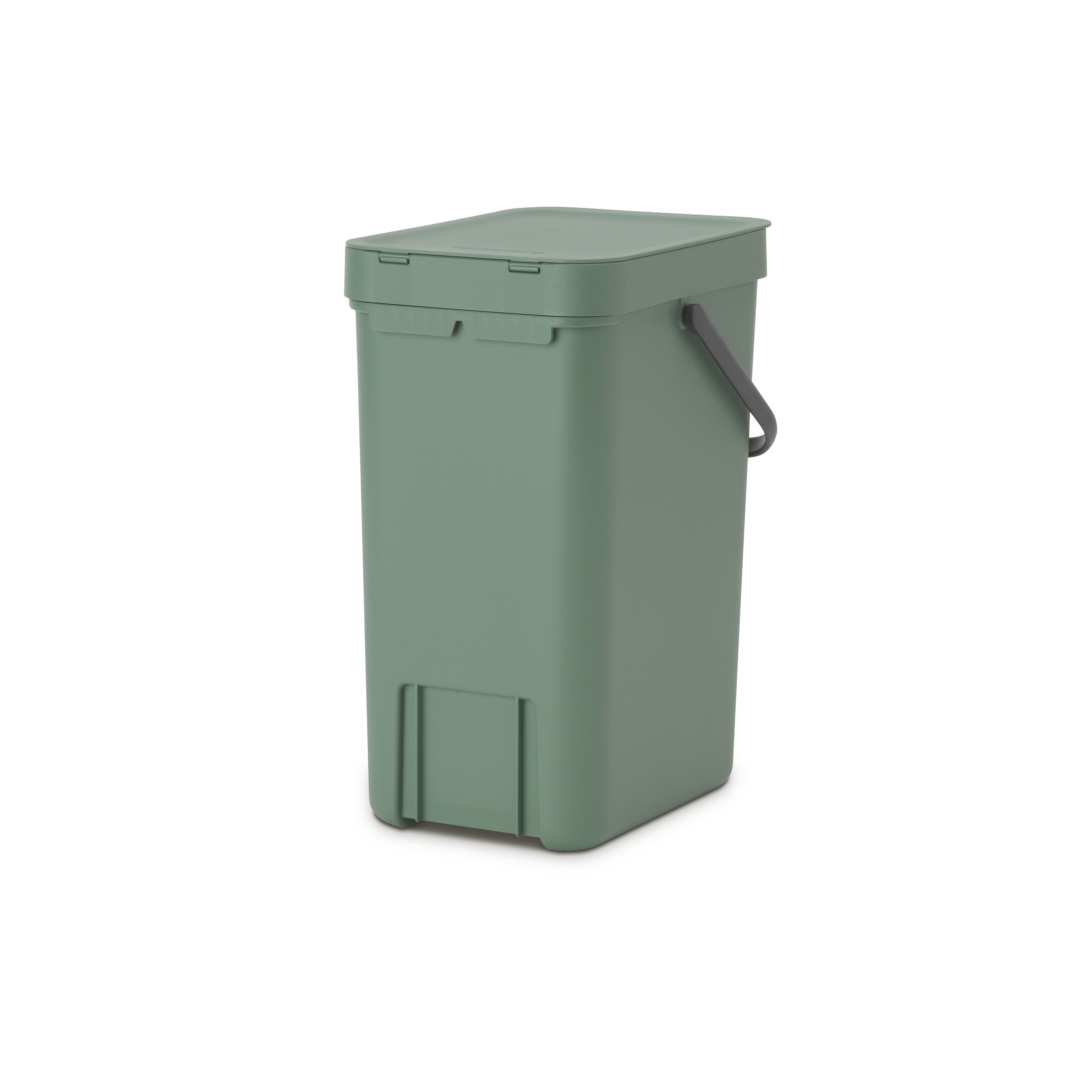 Brabantia Sort & Go Standard Fir green Plastic Bin - 12L Freestanding