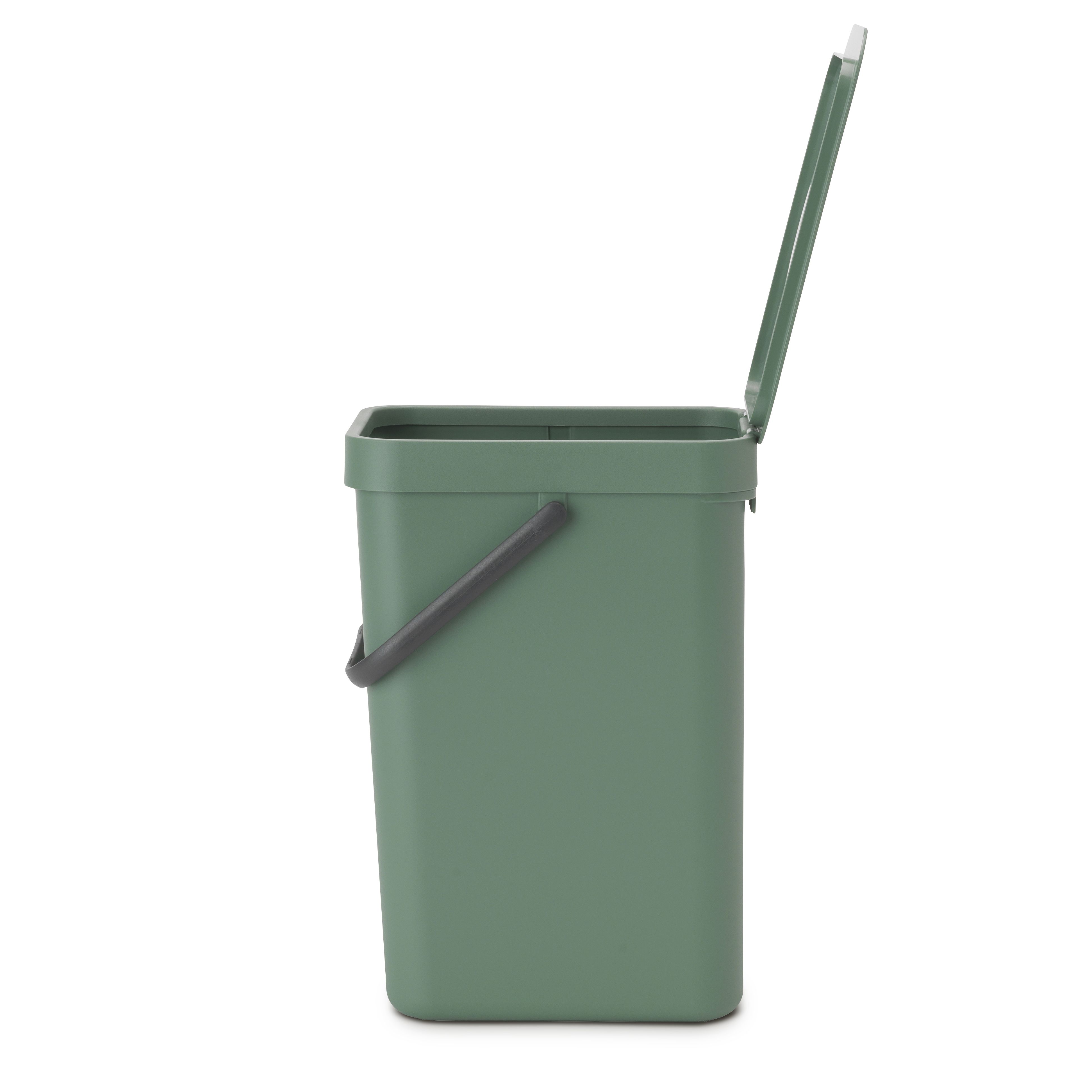 Brabantia Sort & Go Standard Fir green Plastic Bin - 12L Freestanding