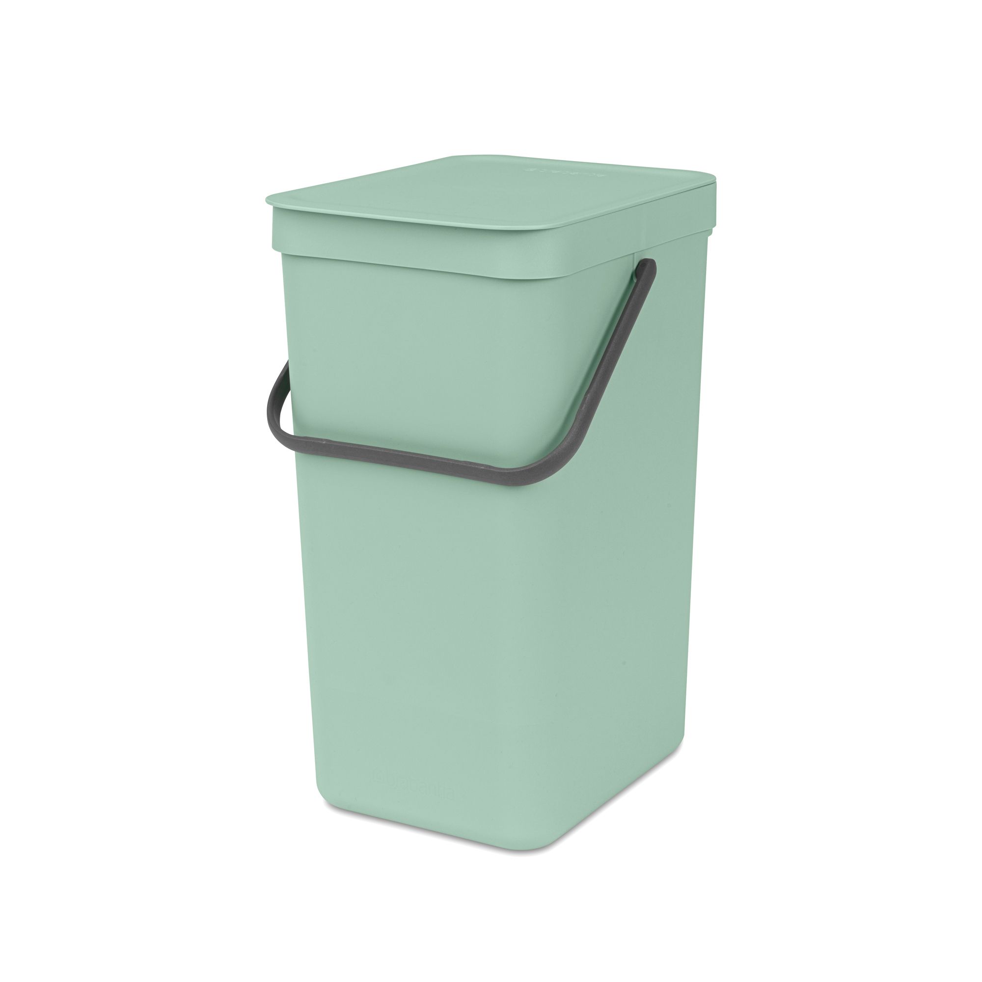 Brabantia Sort & Go Standard Jade green Plastic Bin - 16L Freestanding