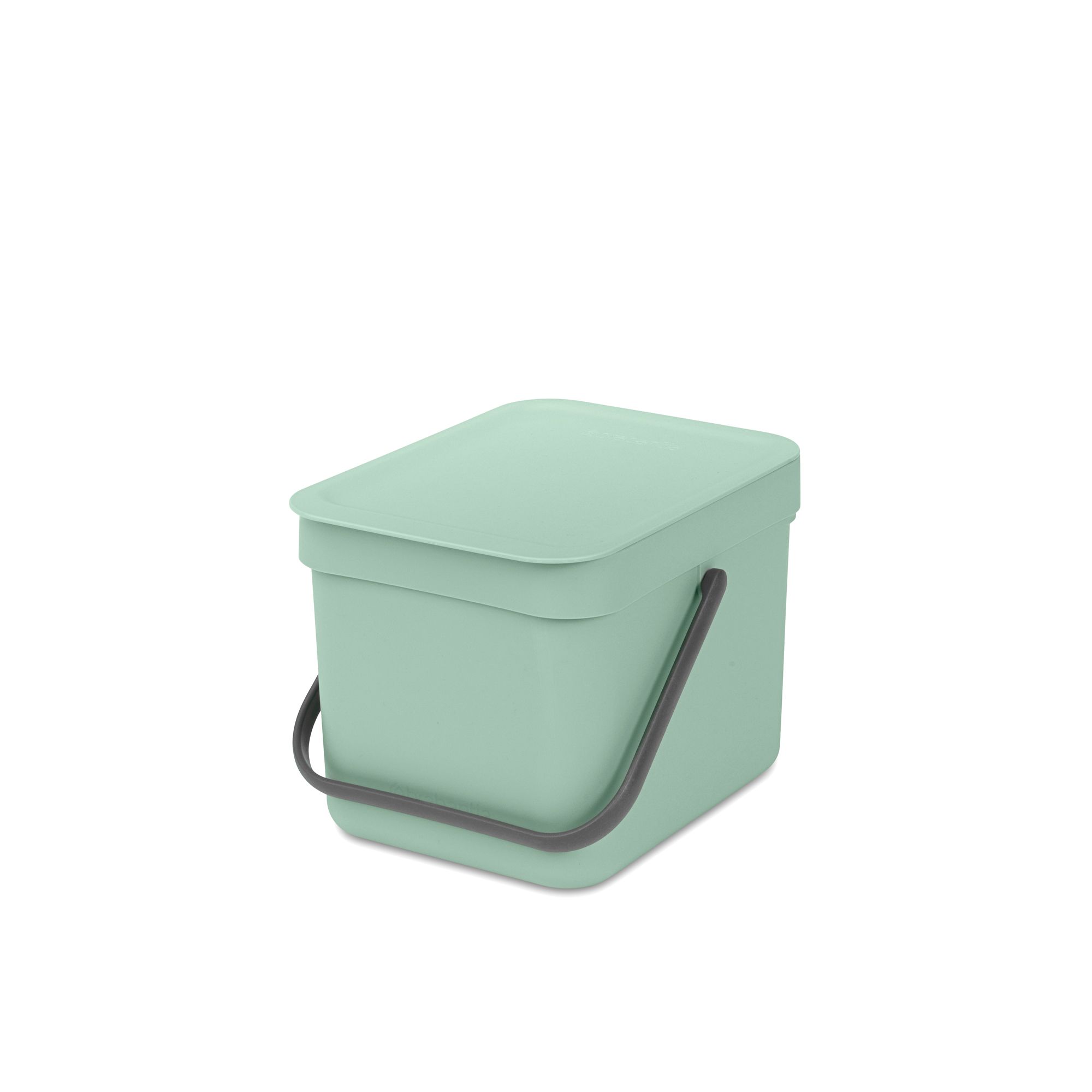 Brabantia Sort & Go Standard Jade green Plastic Bin - 6L Freestanding