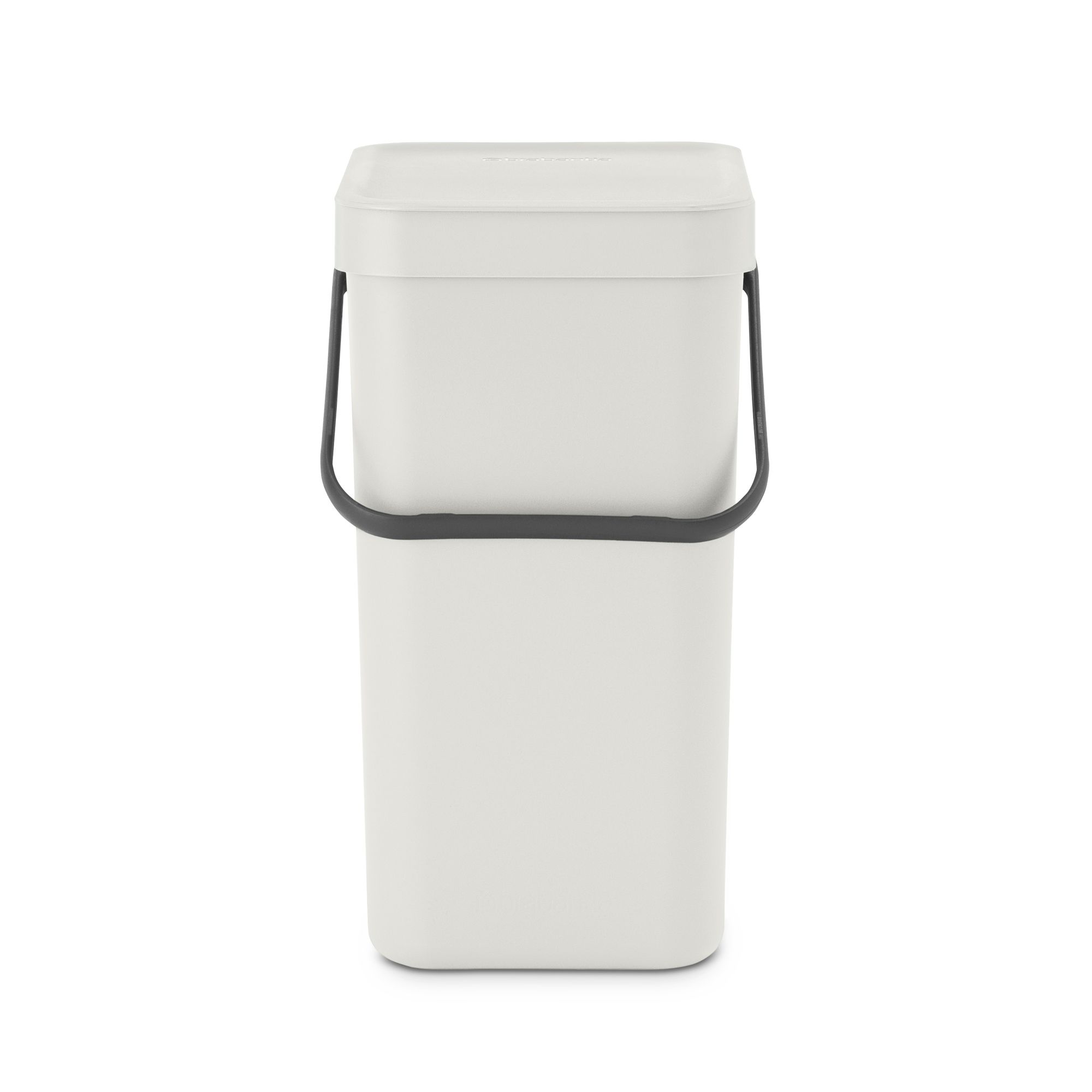 Brabantia Sort & Go Standard Light grey Plastic Bin - 12L Freestanding