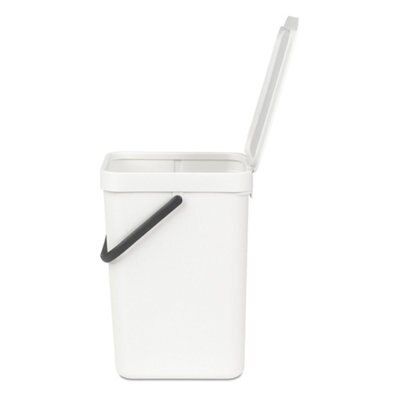 Brabantia Sort & go White Plastic Bin - 12L