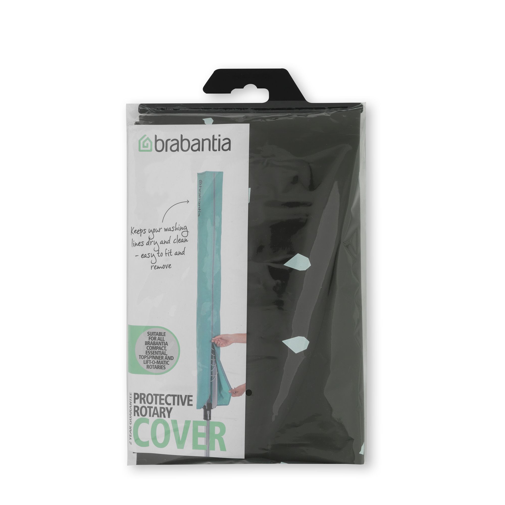 Brabantia Standard Green Rectangular Rotary washing line cover (H)150cm (W)11.5cm