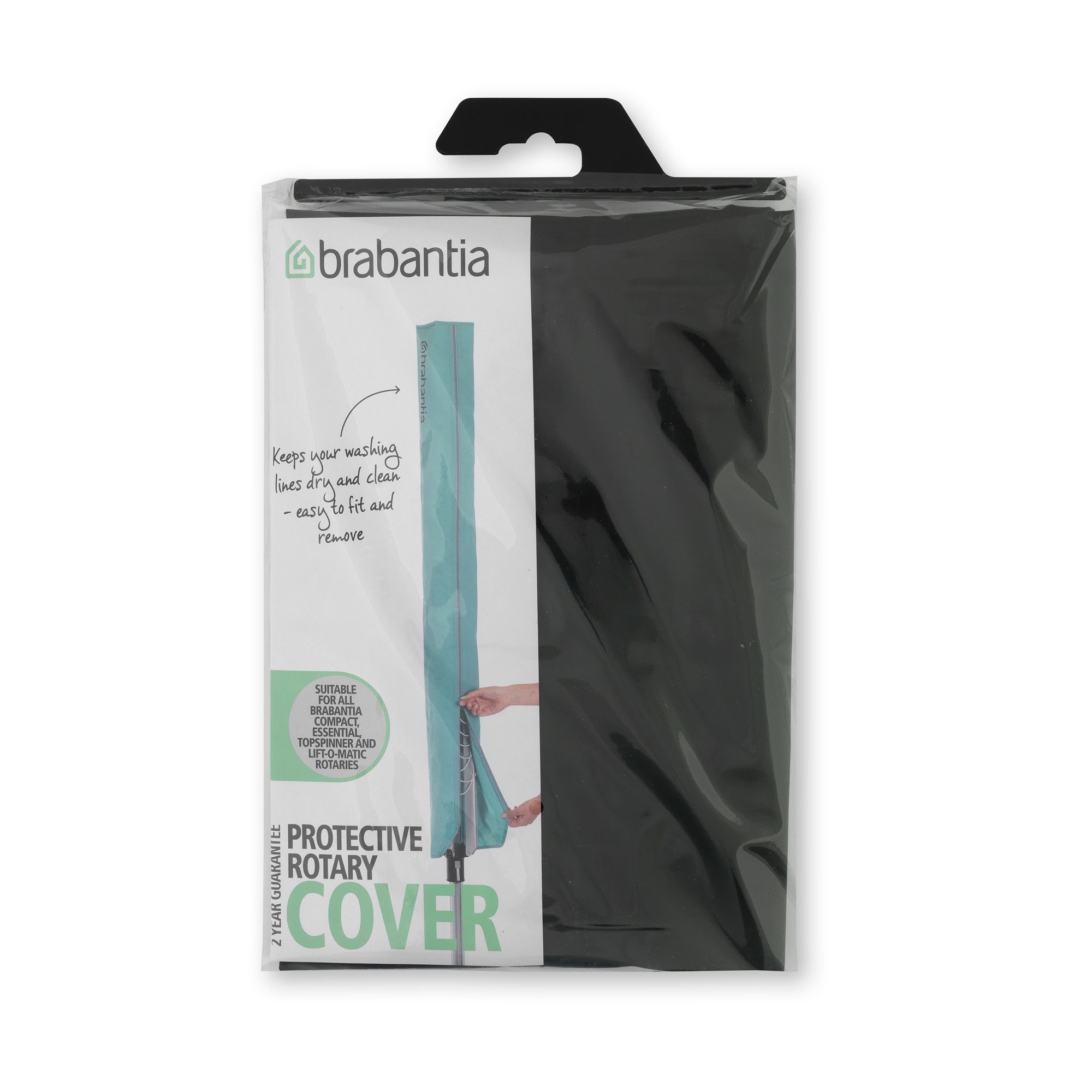 Brabantia Standard Green Rectangular Rotary washing line cover (H)150cm (W)11.5cm