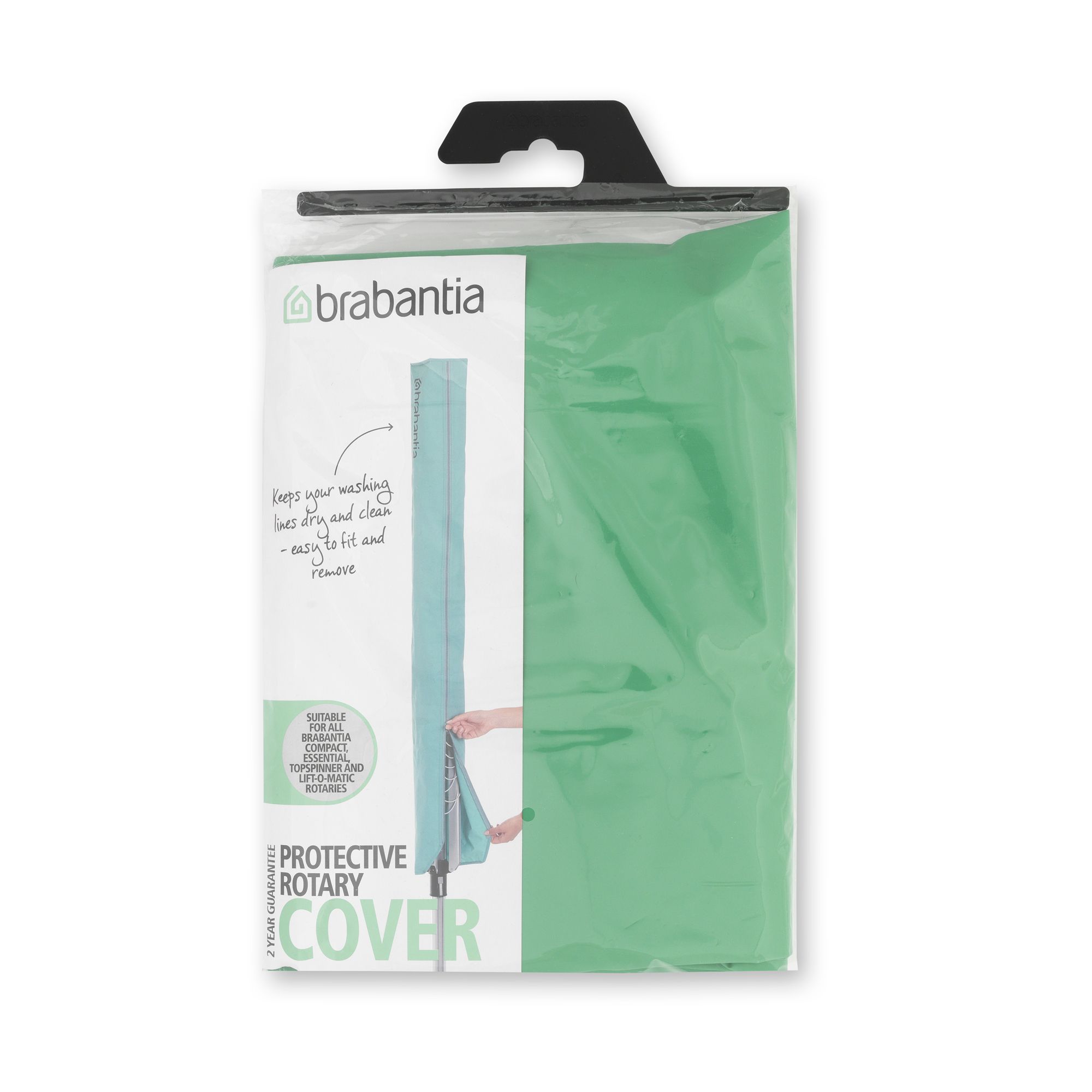 Brabantia Standard Green Rectangular Rotary washing line cover (H)150cm (W)11.5cm